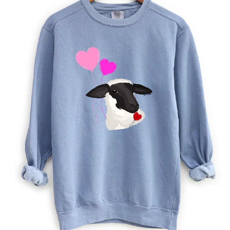 Women's Blouse with SleevelessLove Struck Lamb Crewneck (S-3XL) - Multiple Colors!
