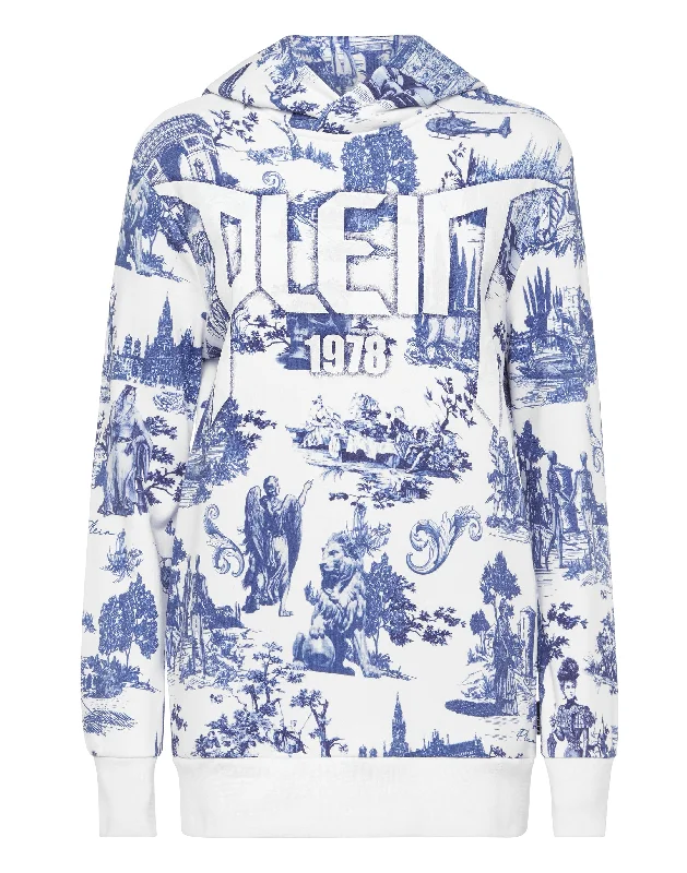 Women's Blouse with Lapel CollarHoodie sweatshirt En PLEIN air
