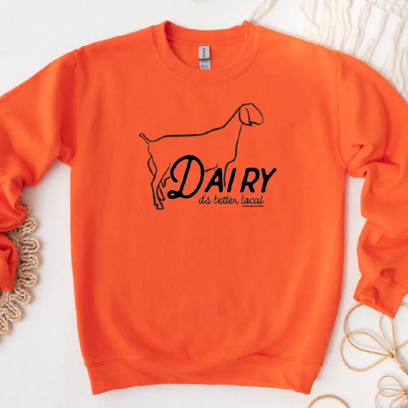 Women's Blouse with V-Shaped CollarDairy Goat It's Better Local Crewneck (S-3XL) - Multiple Colors! Women's Blouse with V-Shaped CollarDairy Goat It's Better Local Crewneck (S-3XL) - Multiple Colors!