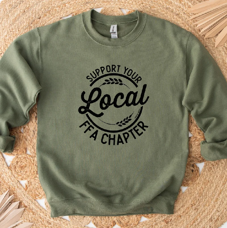 Women's Blouse with Shirt CollarSupport Your Local FFA Chapter Crewneck (S-3XL) - Multiple Colors! Women's Blouse with Shirt CollarSupport Your Local FFA Chapter Crewneck (S-3XL) - Multiple Colors!