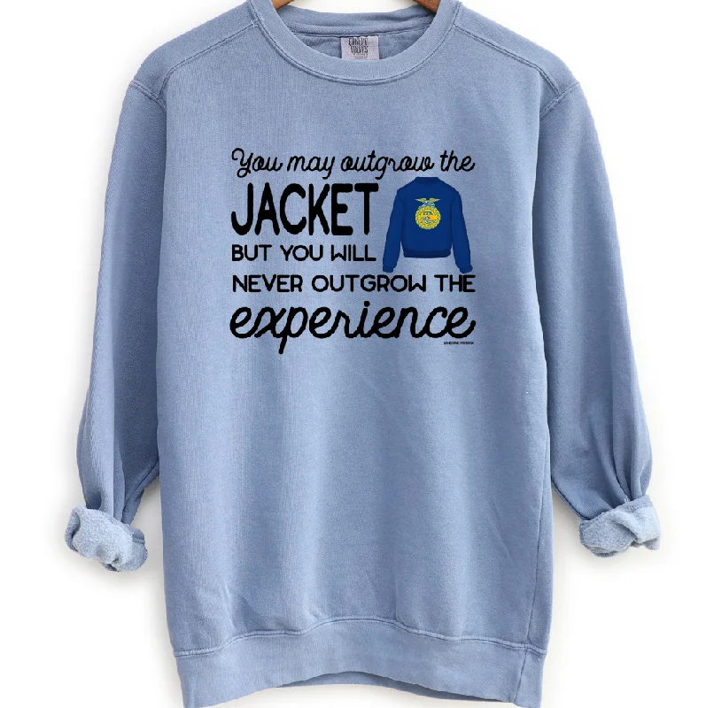 Women's Blouse for OfficeNever Outgrow The Experience Crewneck (S-3XL) - Multiple Colors!