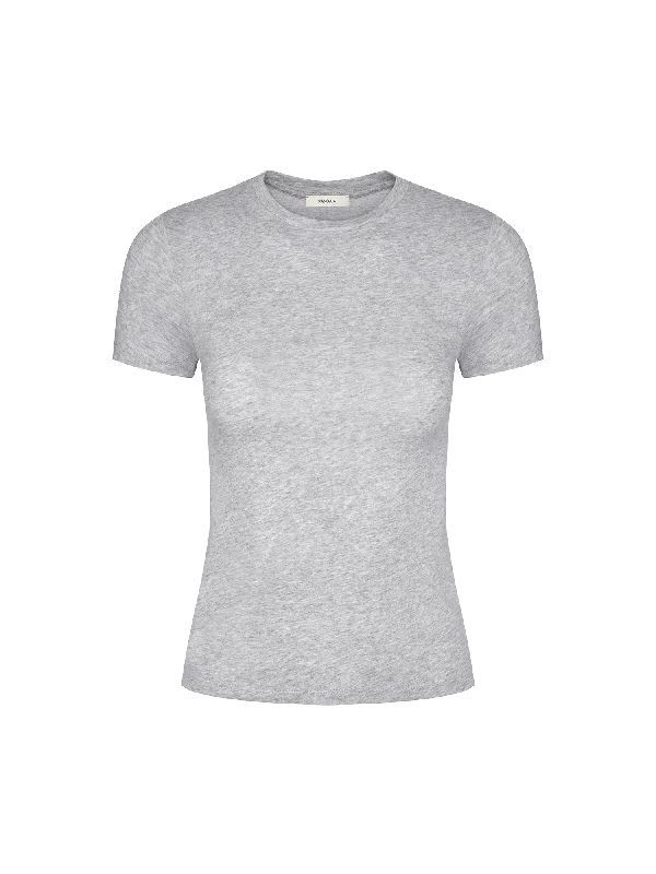 Women's Blouse with V-Shaped CollarWomen's 365 Cotton-Stretch T-shirt—grey-marl