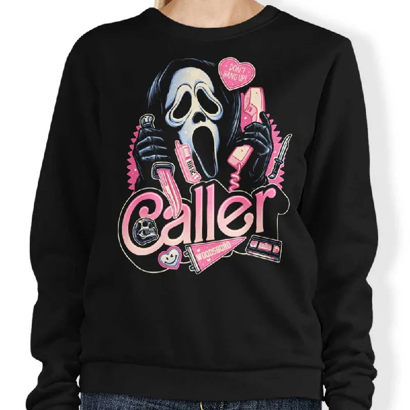 Women's Blouse with U-Shaped CollarCaller Love - Sweatshirt