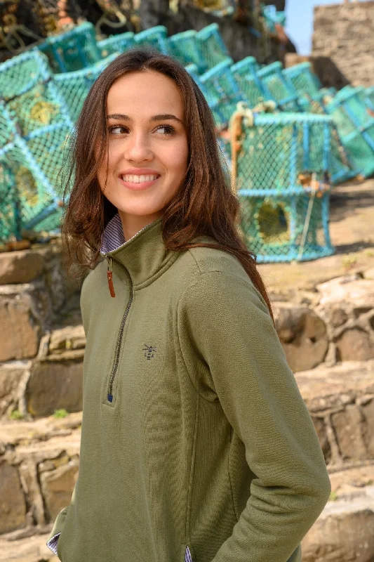 Women's Blouse for PartyShore Sweatshirt - Olive