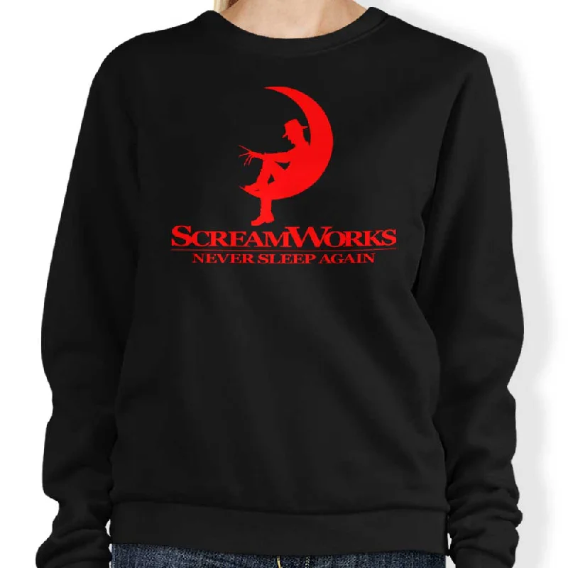 Women's Blouse with Shirt CollarScreamworks - Sweatshirt