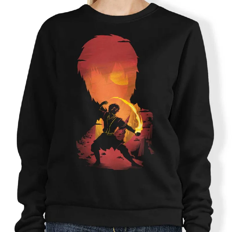 Women's Blouse with Collarless DesignPrince of Fire - Sweatshirt