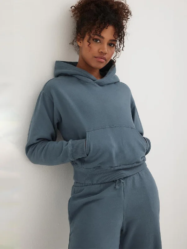 Women's Short-Sleeve BlouseWomens Hart Eco-Fleece Cropped Hoodie
