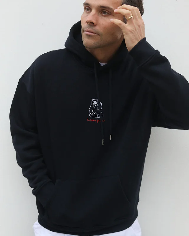 Women's Blouse with Shawl CollarLaissez Faire | Navy Unisex Hoody