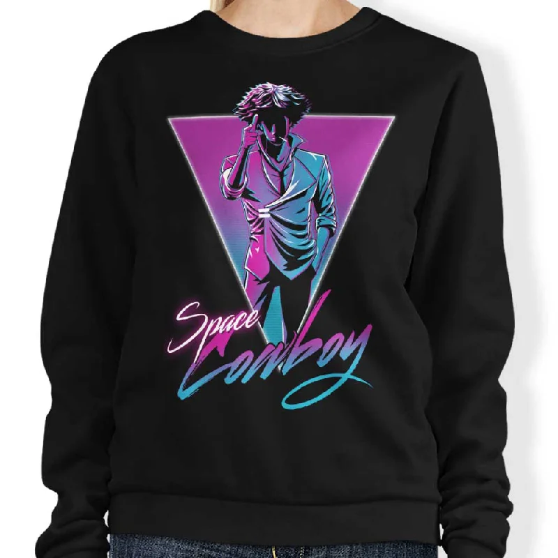 Women's Blouse with Sweetheart CollarNeon Cowboy - Sweatshirt