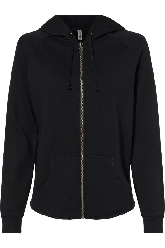 Women's Blouse with RufflesIndependent Trading Co. Women´s California Wave Wash Full-Zip Hooded Sweatshirt Women's Blouse with RufflesIndependent Trading Co. Women´s California Wave Wash Full-Zip Hooded Sweatshirt