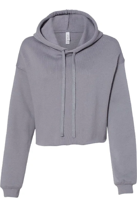 Women's Blouse with Fur TrimBELLA + CANVAS Women´s Crop Fleece Hoodie