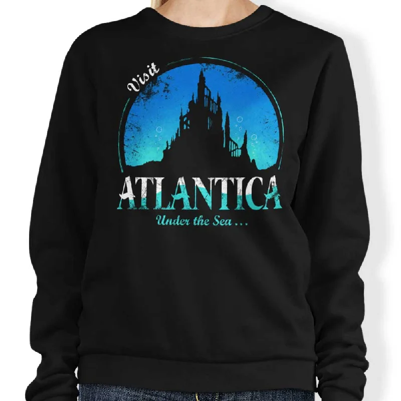 Women's Blouse with Wide CollarVisit Atlantica - Sweatshirt
