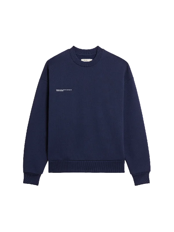 Women's Blouse with Peter Pan CollarWomens 365 Heavyweight Sweatshirt—navy blue