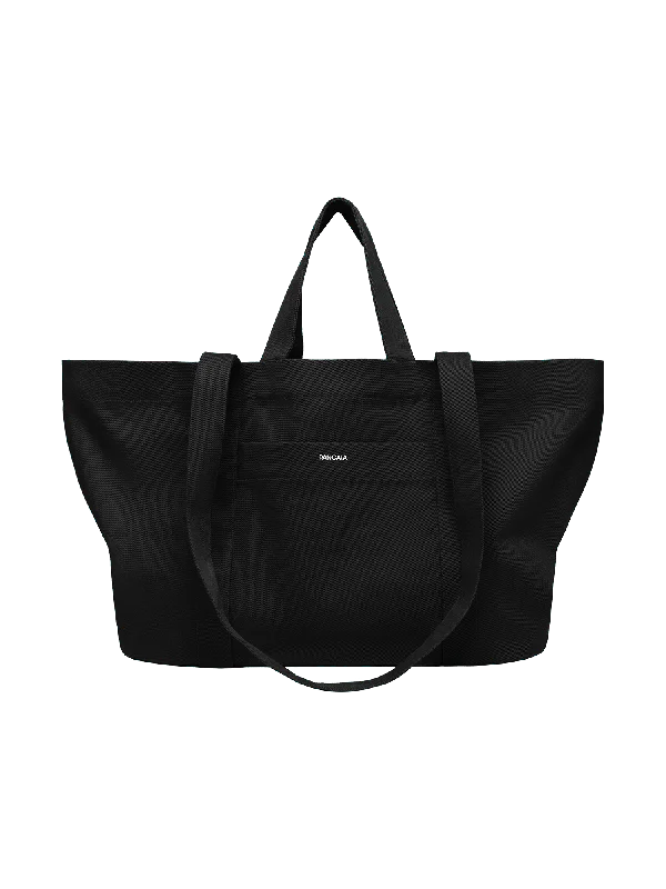 Women's Blouse with Rounded Hem365 Oversized Tote Bag—black