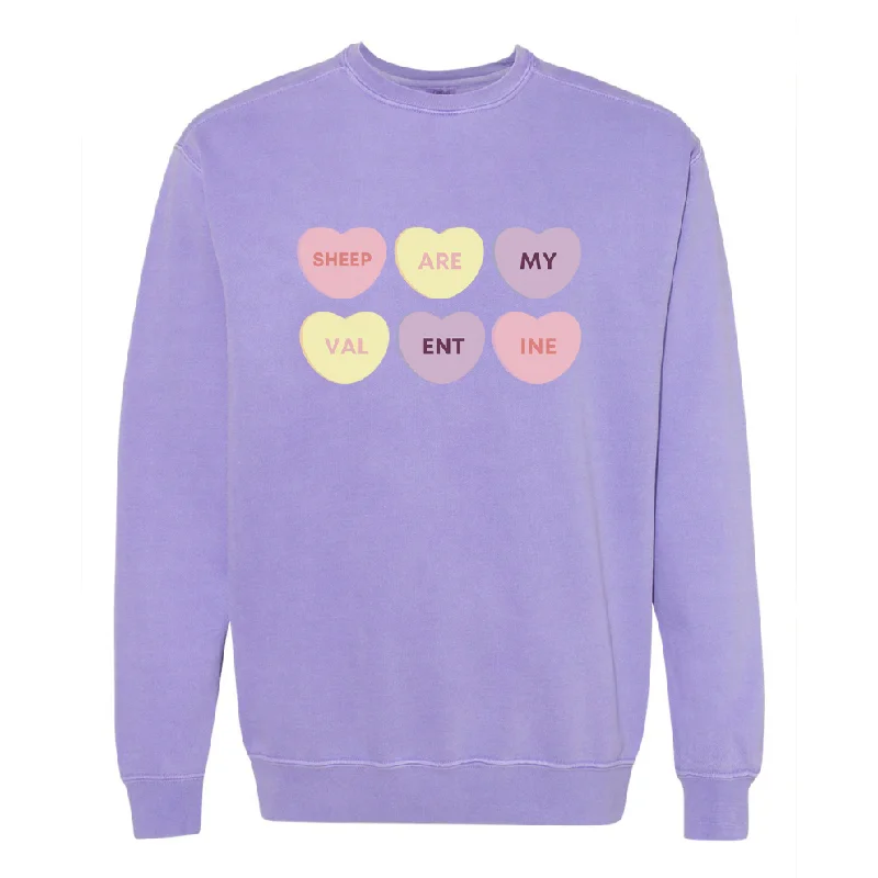 Women's Blouse for BusinessSheep Are My Valentine Crewneck (S-3XL) - Multiple Colors!