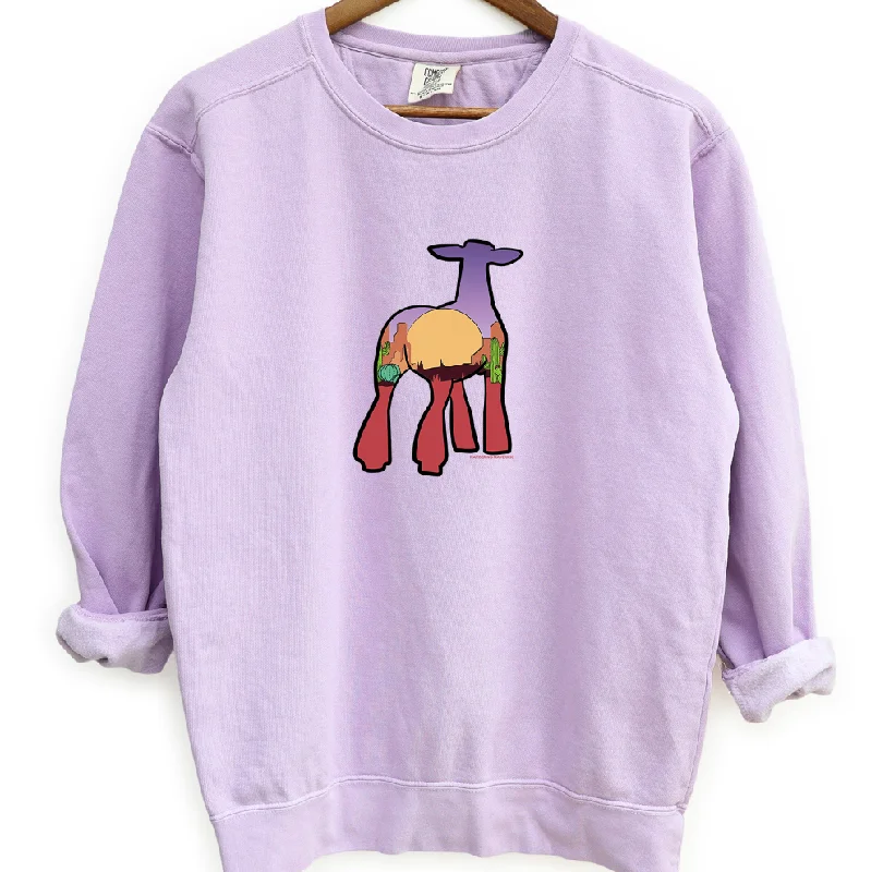 Women's Blouse with High CollarDesert Lamb Crewneck (S-3XL) - Multiple Colors!