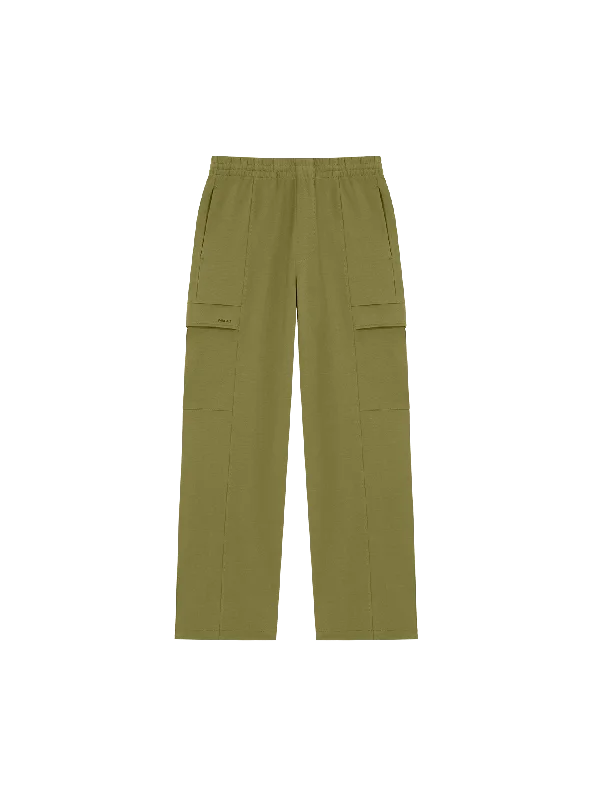 Women's Button-Up BlouseWomens DNA Double Jersey Cargo Trousers—highland green