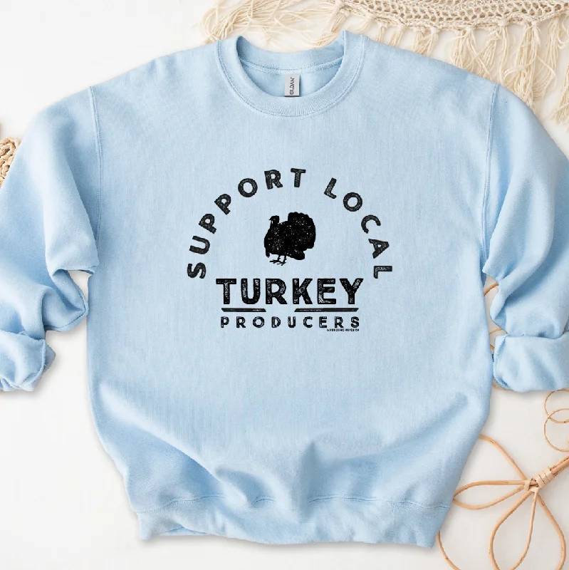 Women's Blouse with Cap SleevesSupport Local Turkey Producers Crewneck (S-3XL) - Multiple Colors! Women's Blouse with Cap SleevesSupport Local Turkey Producers Crewneck (S-3XL) - Multiple Colors!