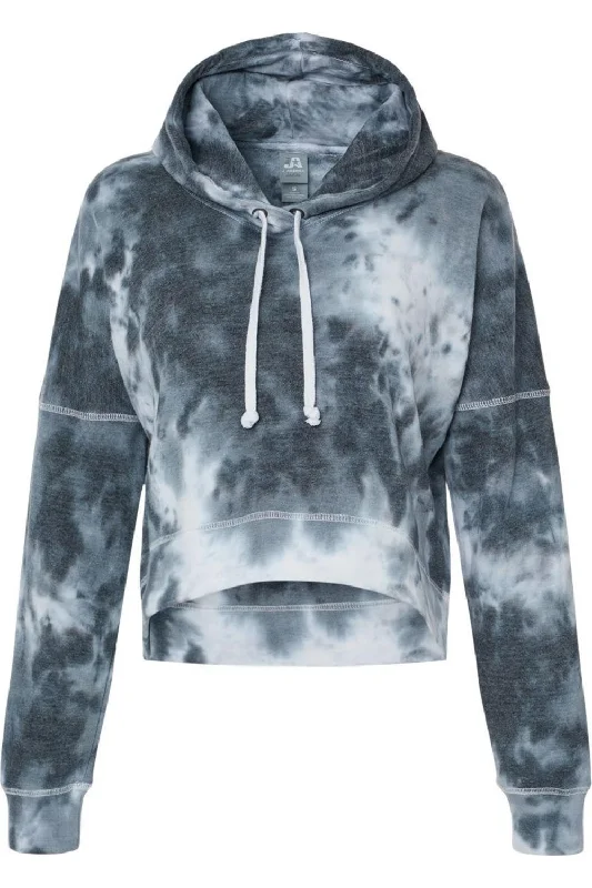 Women's Blouse with PatchesJ. America Women´s Crop Hooded Sweatshirt