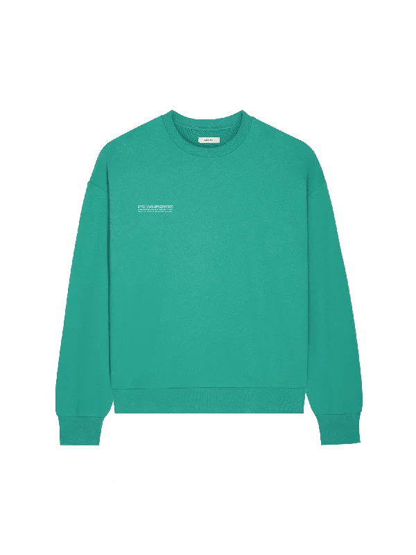Women's Blouse with Wide CollarWomens 365 Midweight Sweatshirt—mangrove turquoise