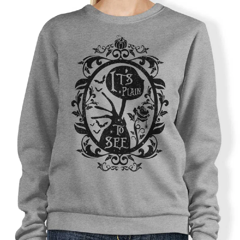 Women's Solid BlousePlain to See - Sweatshirt