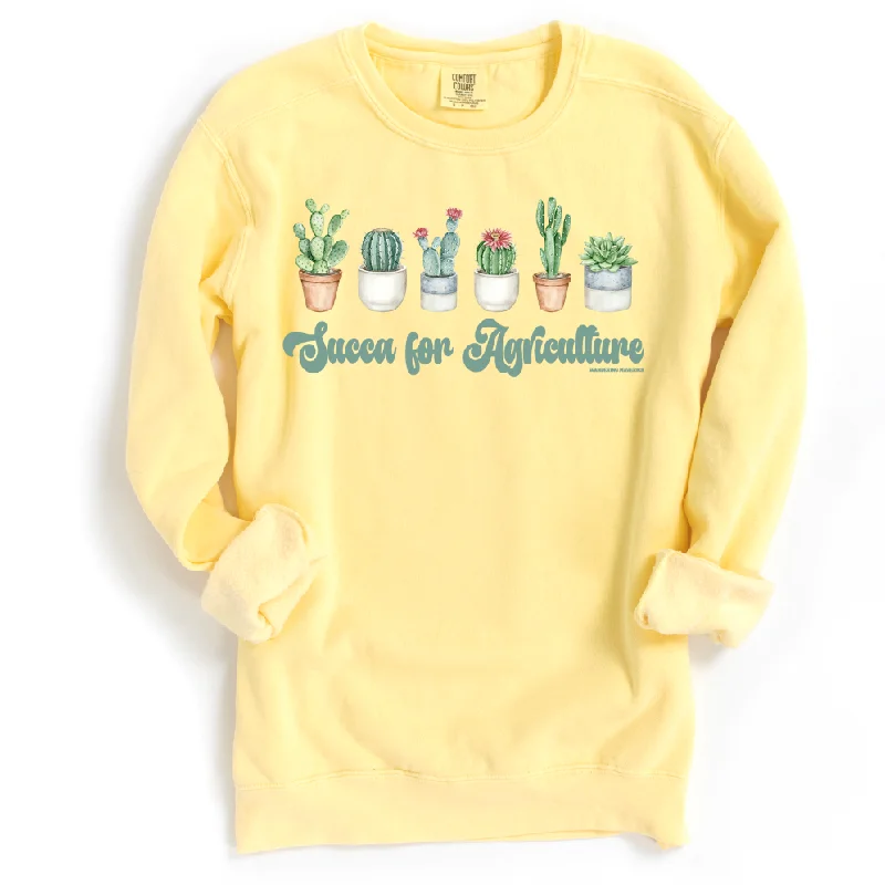 Women's Blouse with Square NeckSucca For Agriculture Crewneck (S-3XL) - Multiple Colors!