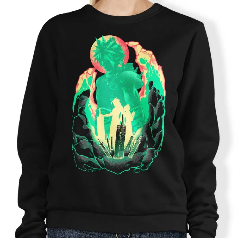 Women's Blouse with Rounded CollarBuster Sword Successor - Sweatshirt