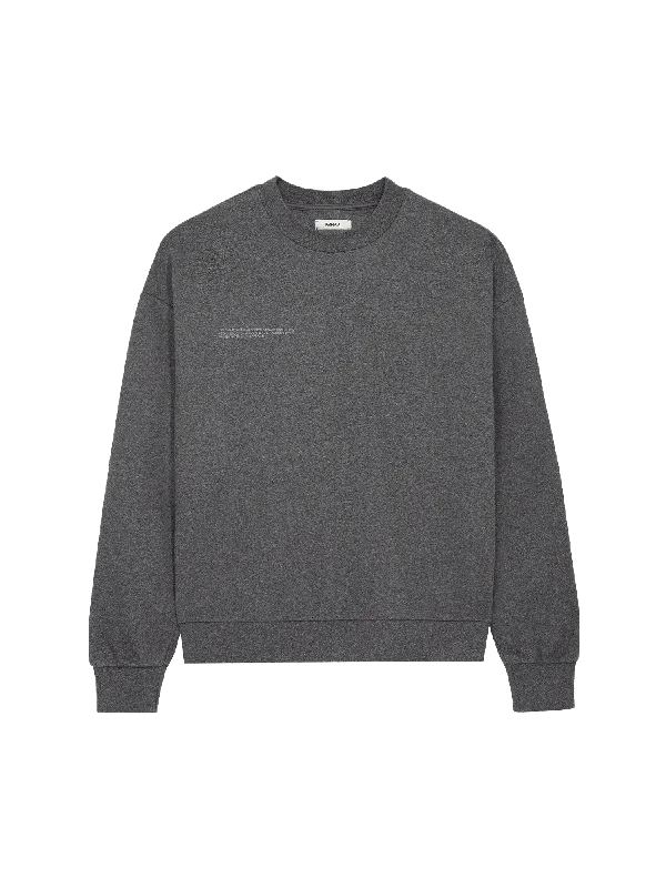 Women's Blouse for PartyWomens Reclaimed Cotton Sweatshirt—reclaim charcoal