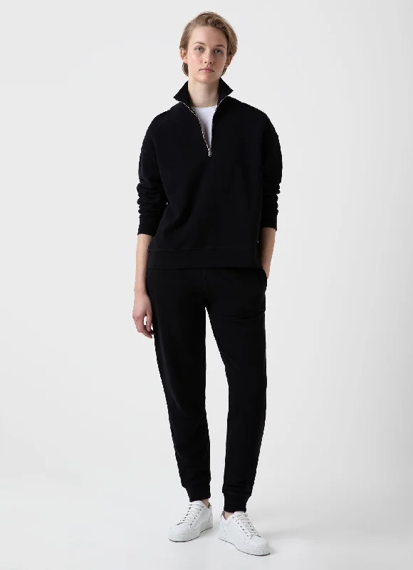 Women's Blouse with Peter Pan CollarWomen's Relaxed Sweatpants in Black