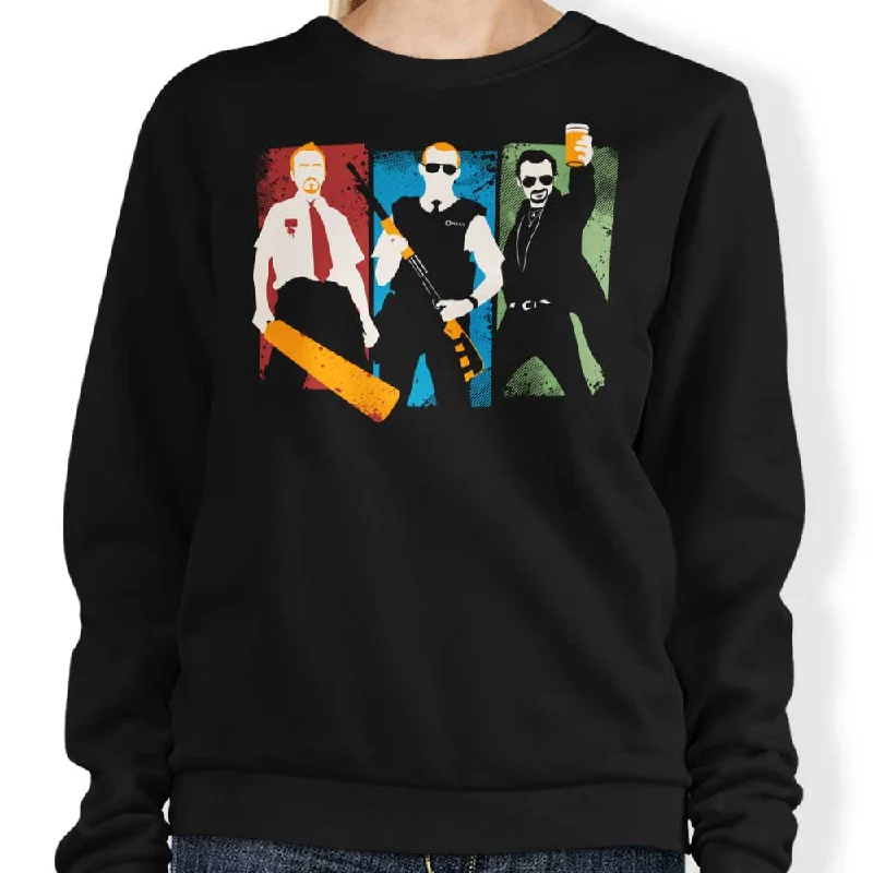 Women's Blouse with Peter Pan CollarBlood and Ice Cream - Sweatshirt