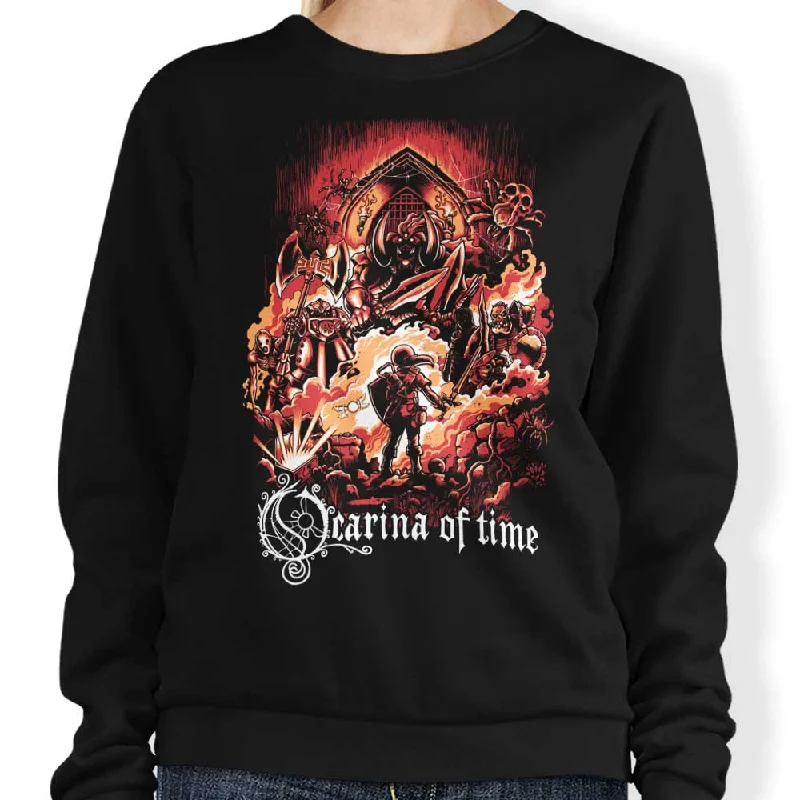 Women's Blouse with Mandarin CollarOcarina of Legend - Sweatshirt
