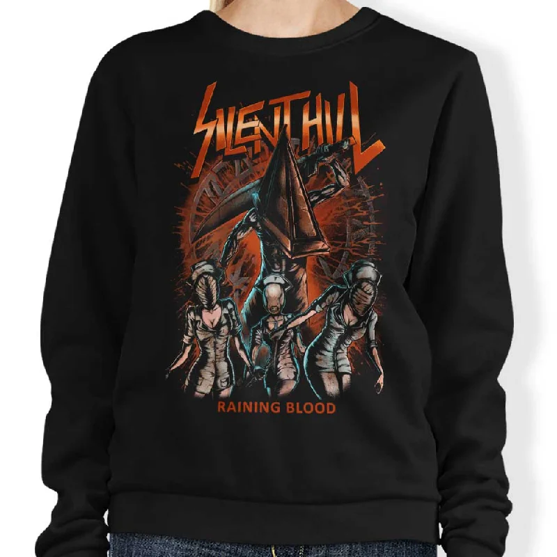 Women's Blouse with Notched CollarRaining Blood - Sweatshirt