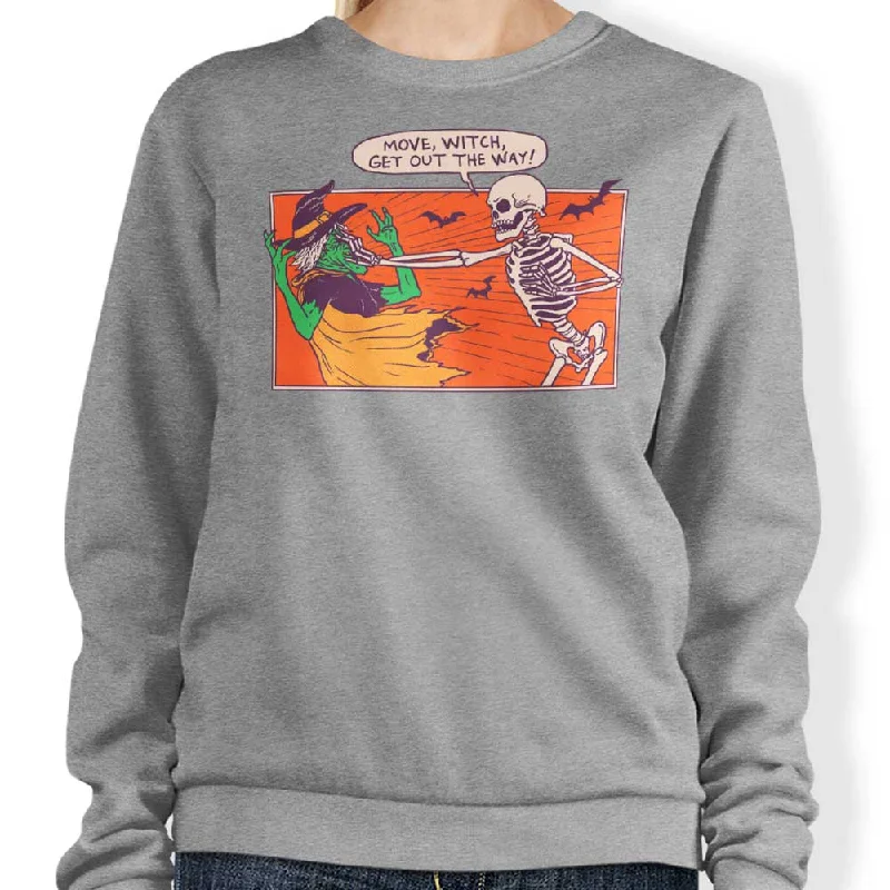 Women's Blouse with BeltMove Witch - Sweatshirt
