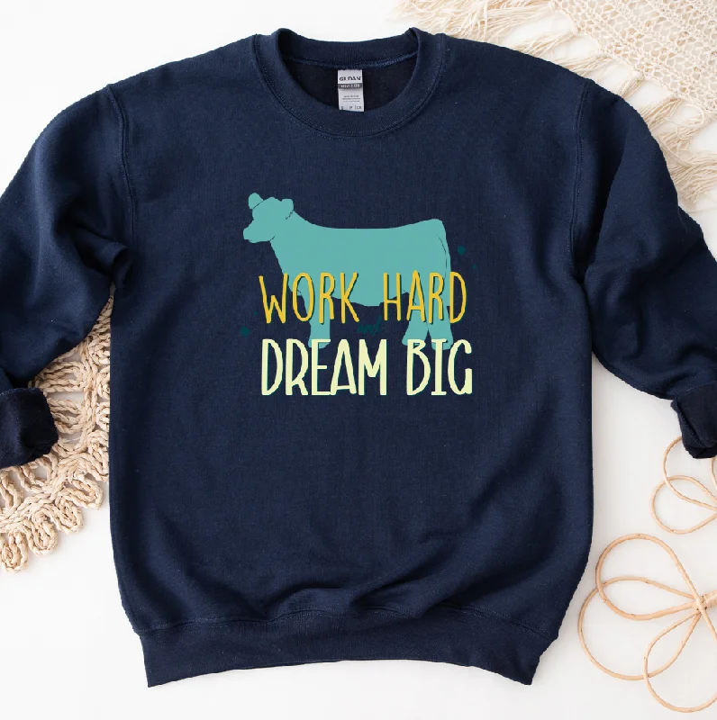 Women's Blouse with Rounded CollarDream Big Steer Crewneck (S-3XL) - Multiple Colors!