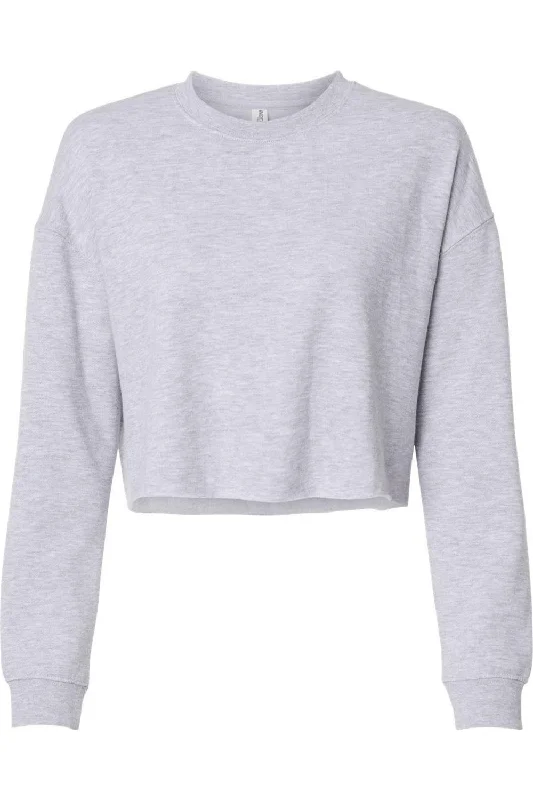 Women's Blouse with Low CollarIndependent Trading Co. Women´s Lightweight Cropped Crew Pullover Women's Blouse with Low CollarIndependent Trading Co. Women´s Lightweight Cropped Crew Pullover
