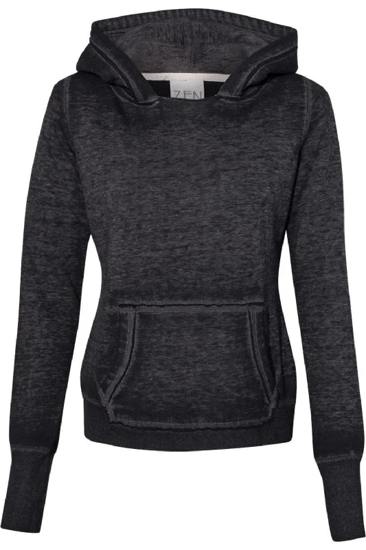 Women's Blouse with Shawl CollarJ. America Women´s Zen Fleece Hooded Sweatshirt