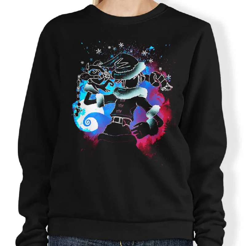 Women's Blouse with Keyhole NeckSoul of Christmas Town - Sweatshirt