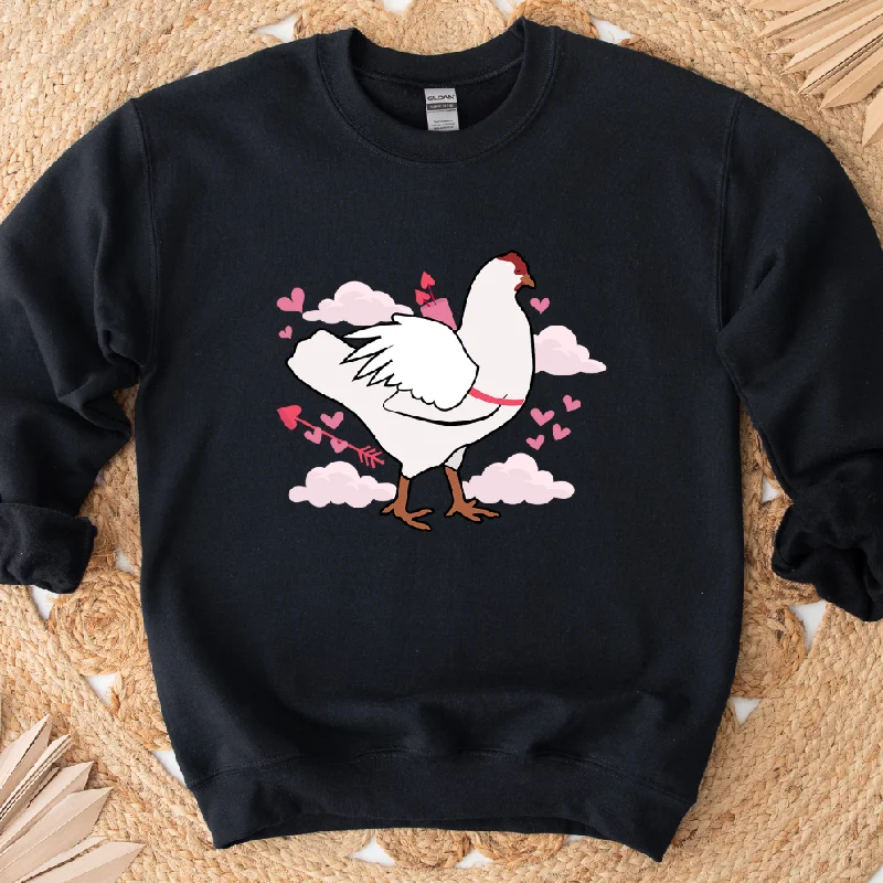 Women's Blouse for Special OccasionsCupid Chicken Crewneck (S-3XL) - Multiple Colors!