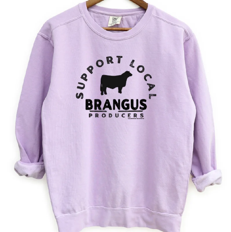 Women's Blouse with U-Shaped CollarSupport Local Brangus Producers Crewneck (S-3XL) - Multiple Colors! Women's Blouse with U-Shaped CollarSupport Local Brangus Producers Crewneck (S-3XL) - Multiple Colors!