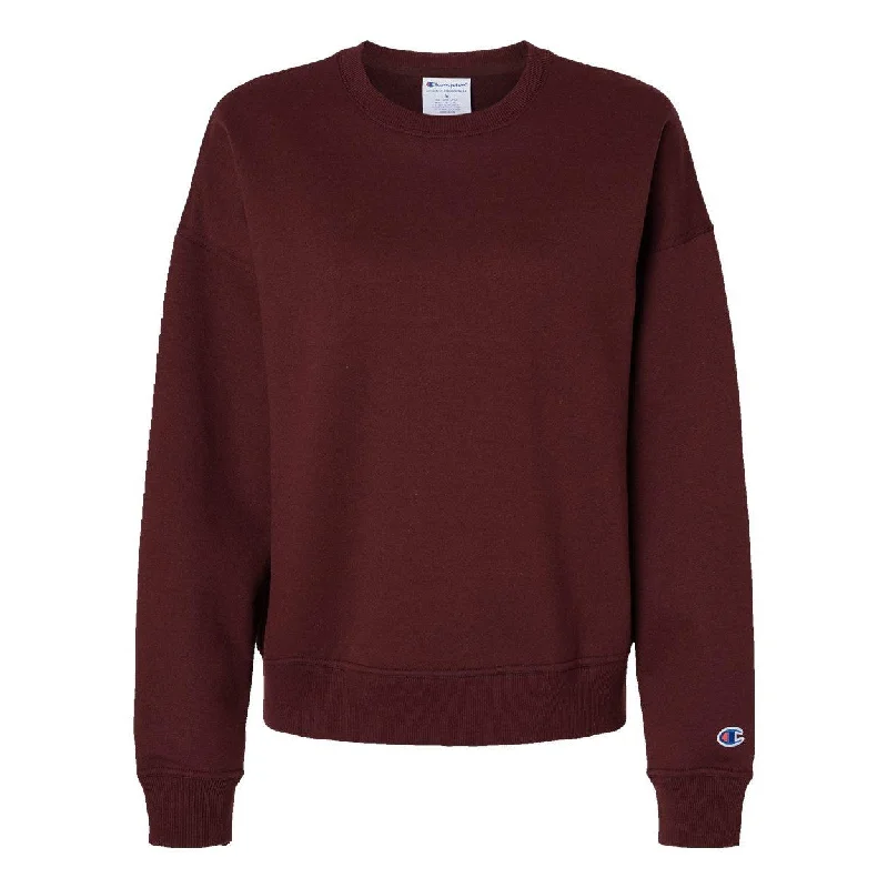 Women's Blouse with V-Shaped CollarChampion Women's Powerblend Crewneck Sweatshirt
