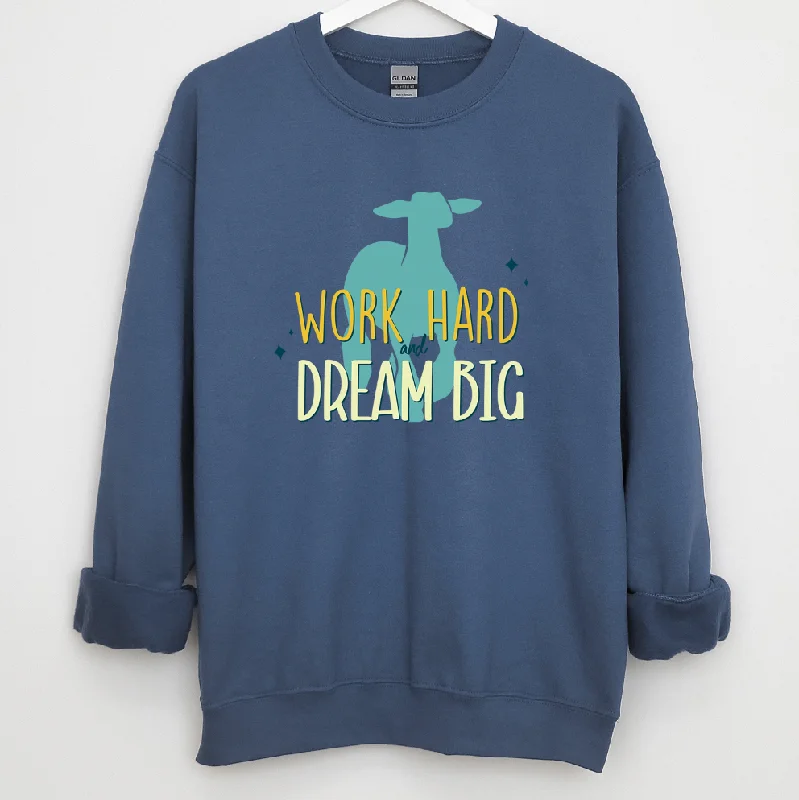 Women's Blouse with Long SleevesDream Big Lamb Crewneck (S-3XL) - Multiple Colors!