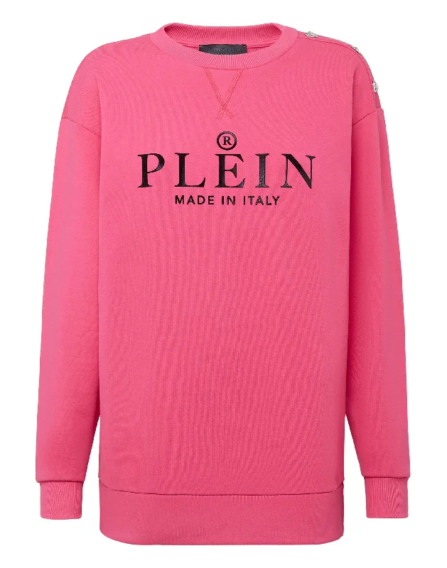 Women's Blouse with Mandarin CollarSweatshirt LS Iconic Plein