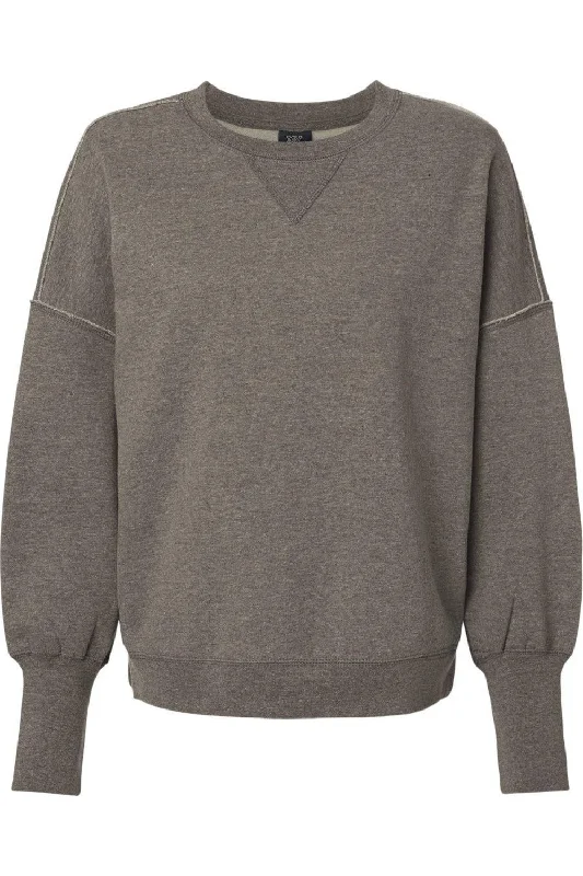 Women's Blouse with Sweetheart CollarMV Sport Women´s Sueded Fleece Crewneck Sweatshirt Women's Blouse with Sweetheart CollarMV Sport Women´s Sueded Fleece Crewneck Sweatshirt