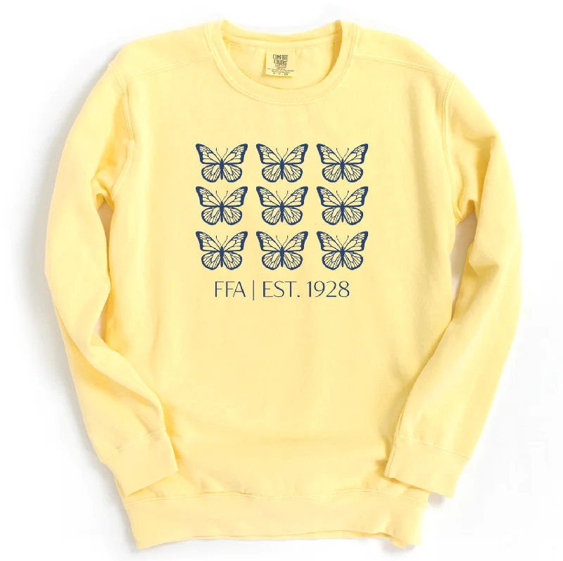Women's Blouse for WeddingHarrison FFA Butterfly Crewneck (S-3XL) - Multiple Colors!