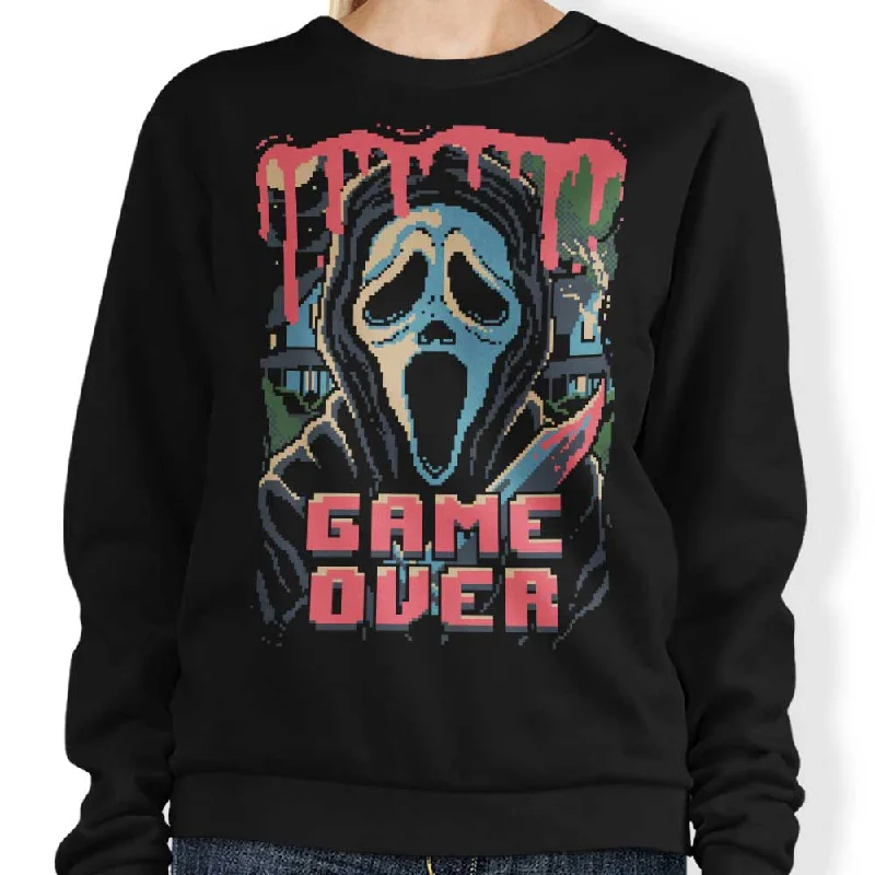 Women's Blouse with Sweetheart NeckPixel Ghost - Sweatshirt