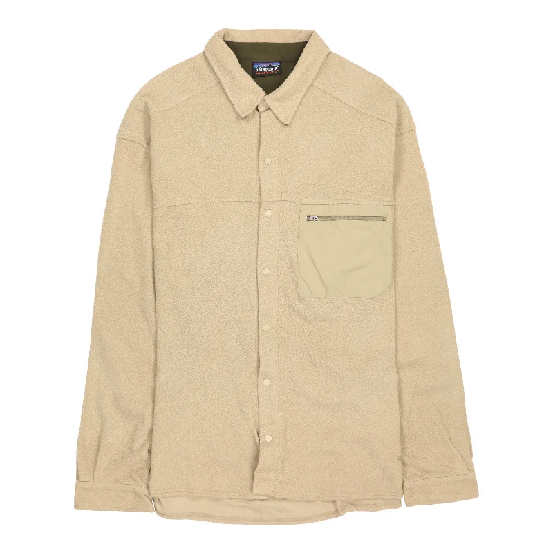 men's denim jacket with distressed detailingUnisex Micro D-Luxe Overshirt