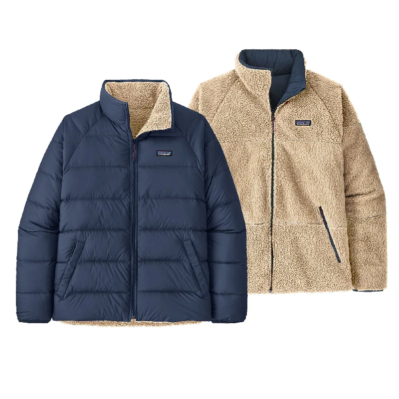 men's lightweight down jacketMen's Reversible Silent Down Jacket
