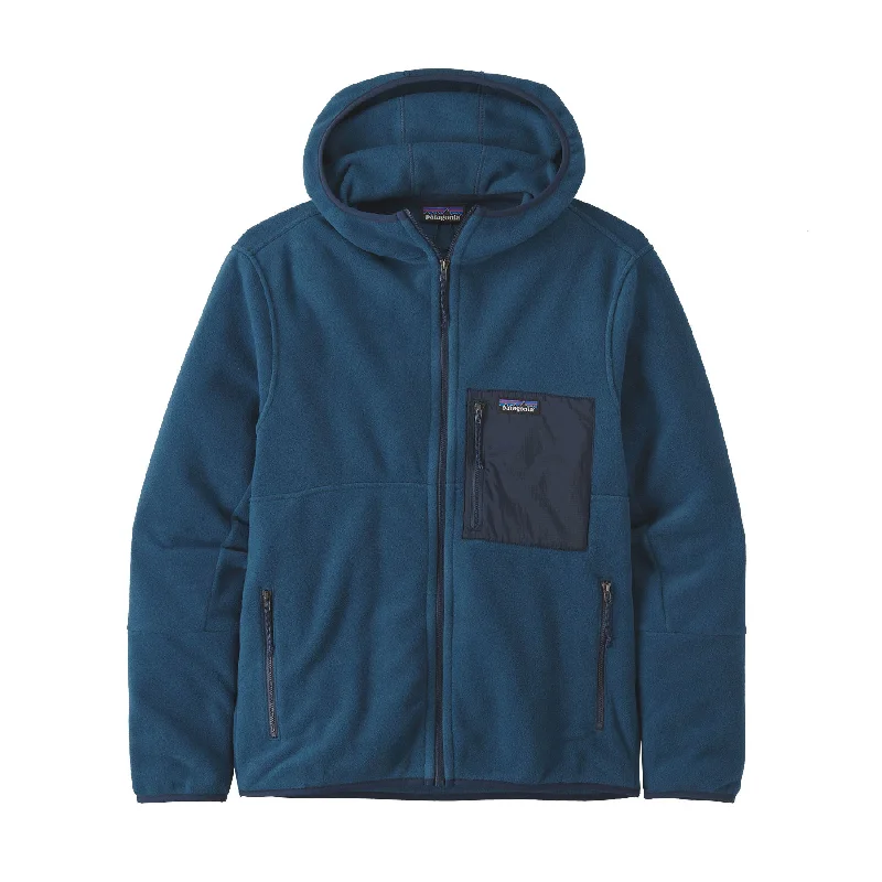 men's winter parka with fur trimMen's Microdini Hoody