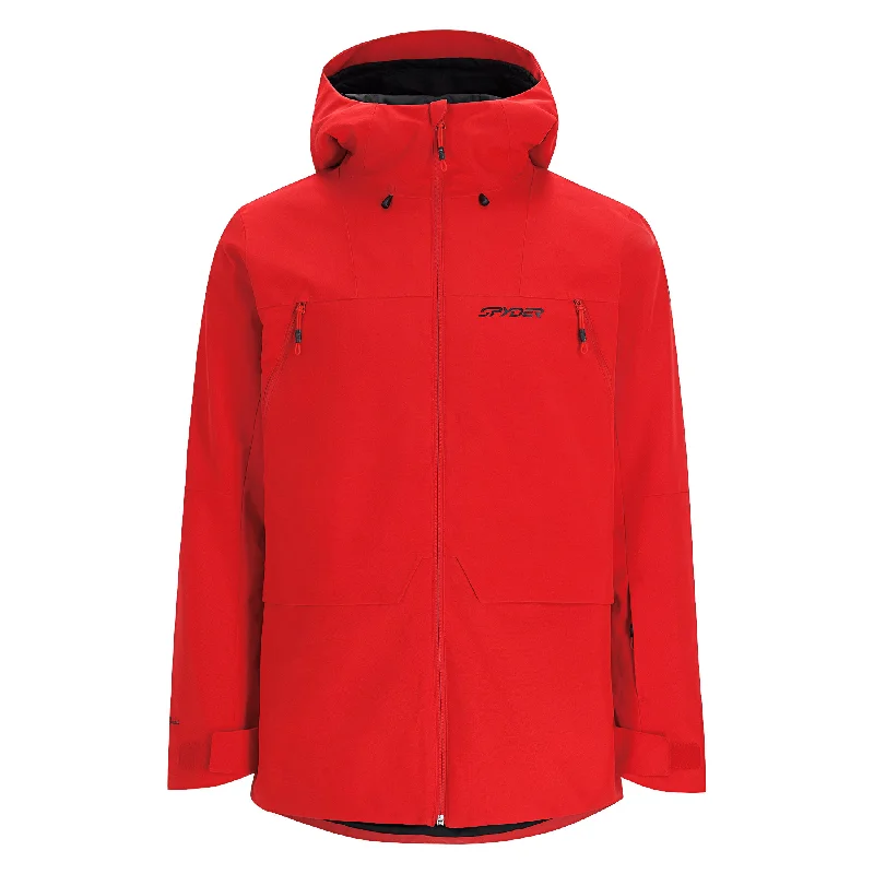 men's tailored blazer with ventMens Field - Spyder Red