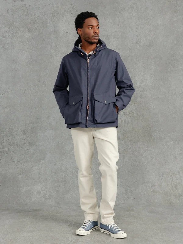 men's casual peacoat with pocketsThe Pendlebury Jacket - Prussian Blue